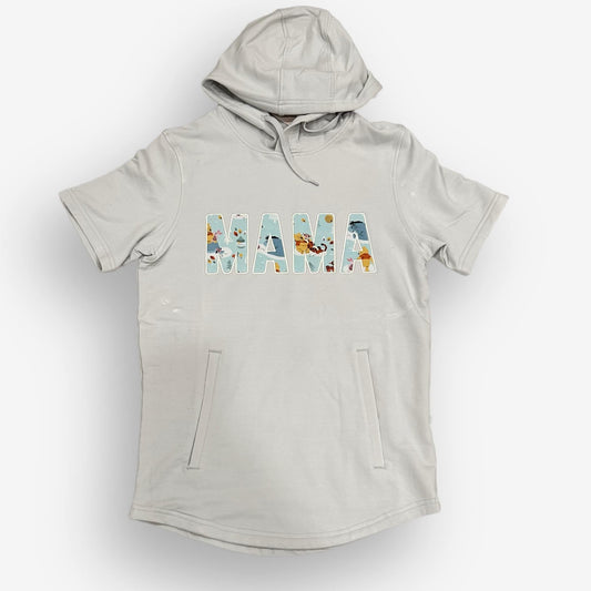 Custom Short Sleeve Hooded Sweatshirt for Adults